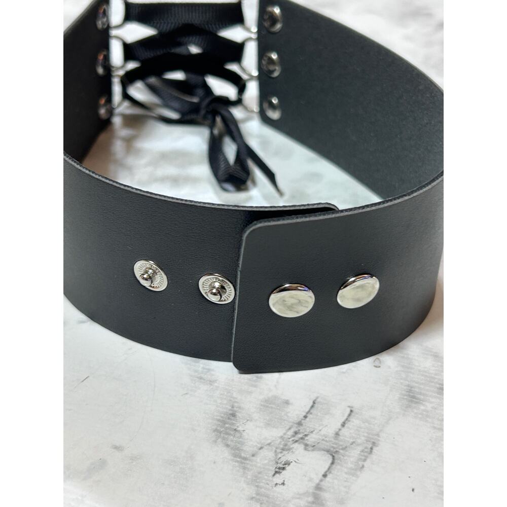 1pc Gothic Whimsygoth Punk Style Black Choker Chain Choker Necklace Gothic Emo - Picture 7 of 8